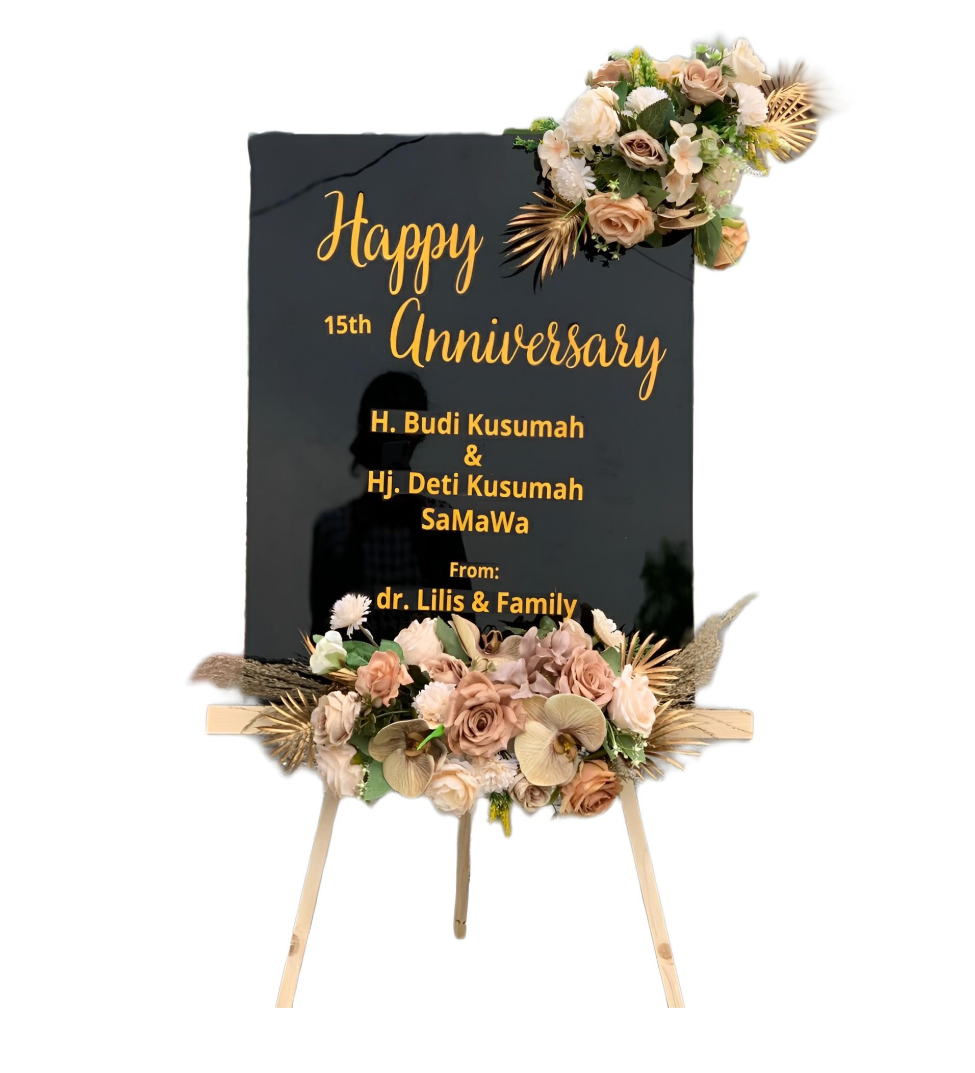 Papan Bunga Akrilik Pulau Dullah Selatan